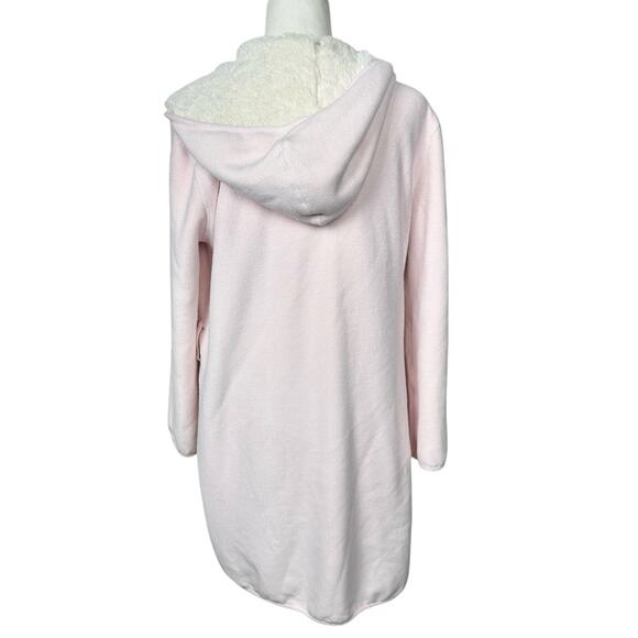UGG Portola Reversible Robe in Seashell Pink Heather XS - Picture 3 of 9